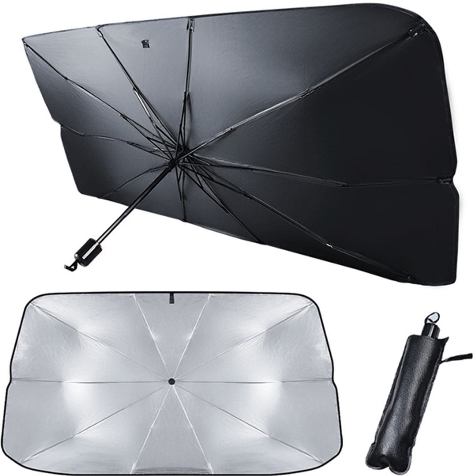 Car Front Mirror Umbrella - Commercial Studio Product Shot