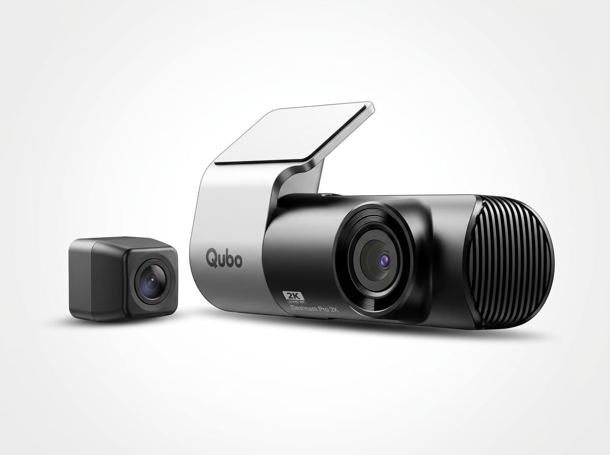 Qubo Dashcam Pro 2K with Night Vision